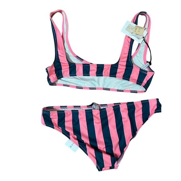 Solid & Striped Stripe Bikini NWT Size M/L - Picture 2 of 4